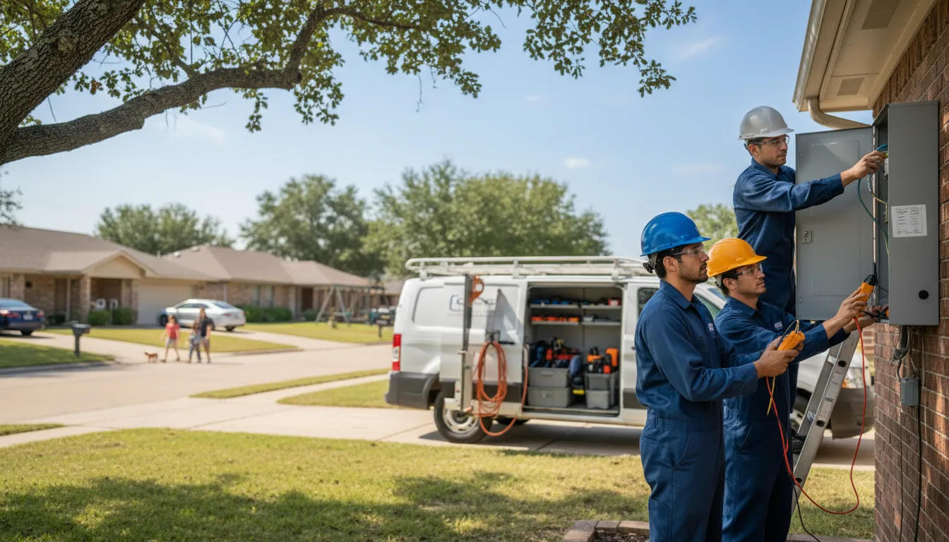 Certified electrician providing emergency electrical services in Albers, IL